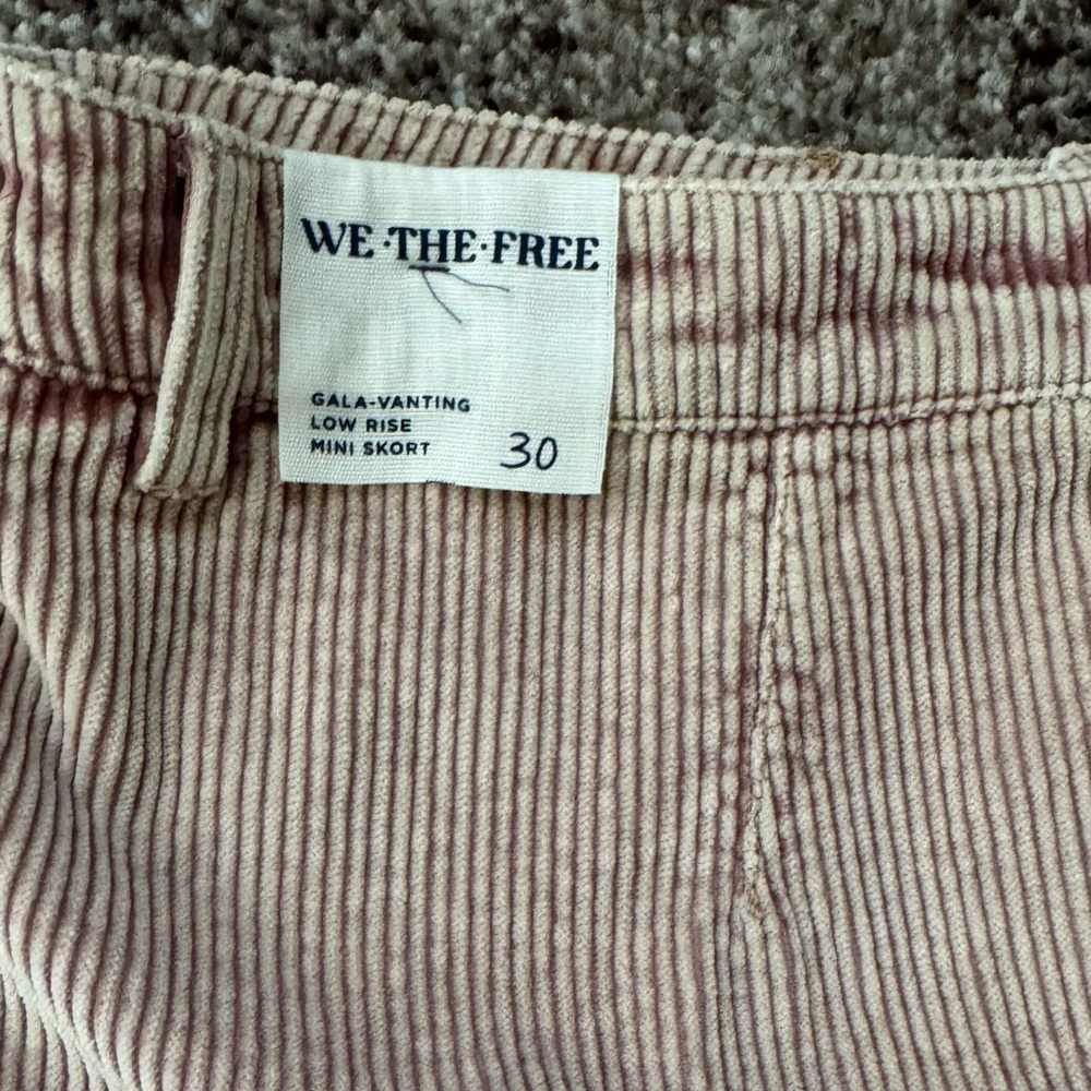 Free people Revolve We the free Galivanting Cord Skort in Chocolate Truffle 30 - Picture 5 of 8
